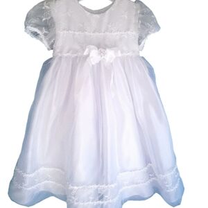 Angels Garment 670 White Event Occasion Party Dress Girls
